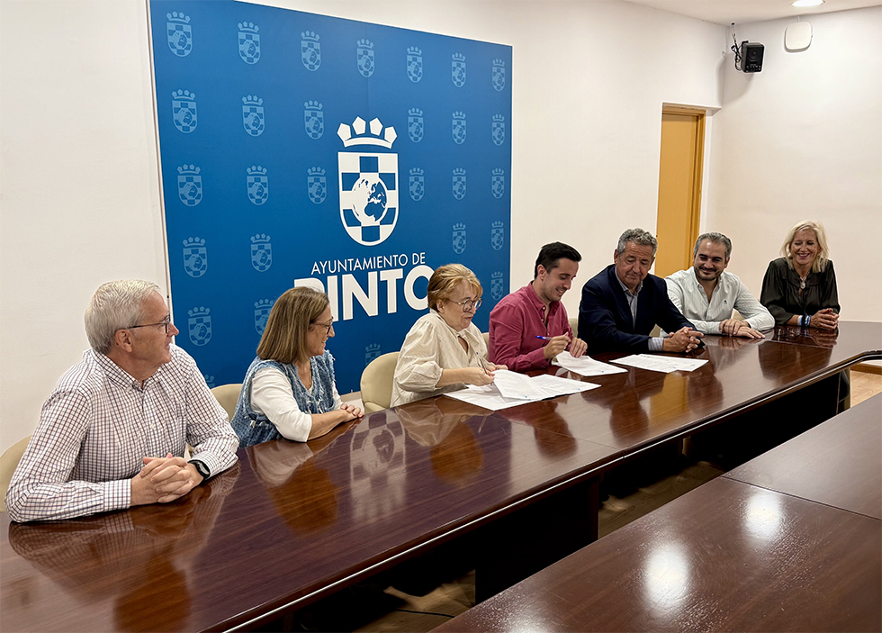 Momento de la firma.