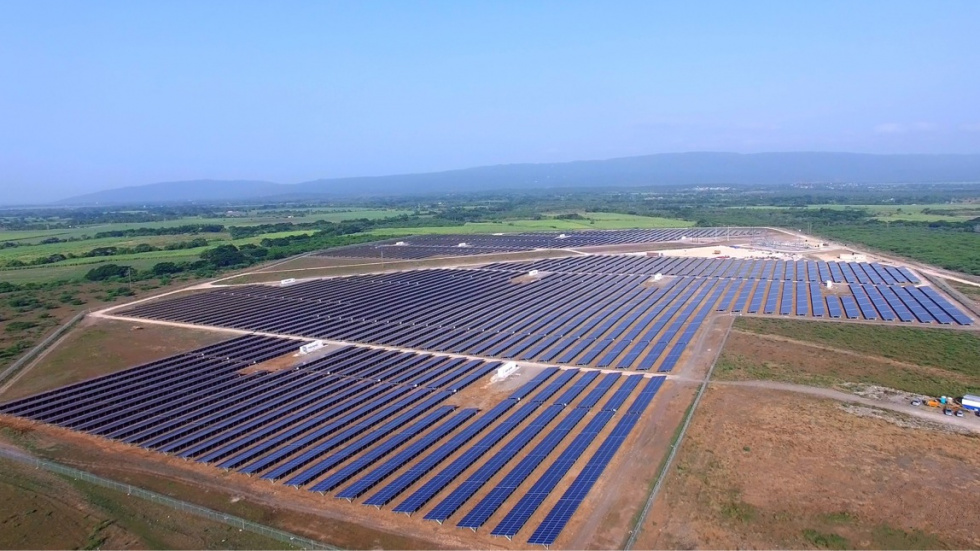 Parque fotovoltaico.