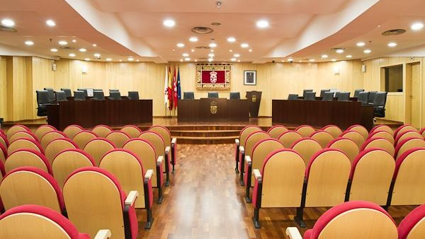 Salón de plenos del Ayuntamiento de Pinto.
