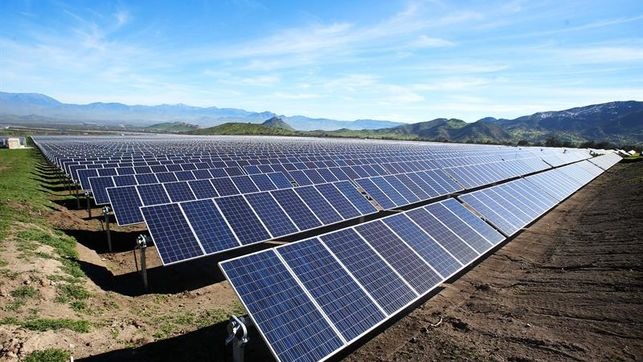 Parque fotovoltaico.