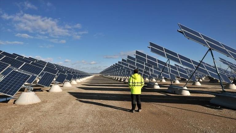 Parque fotovoltaico.