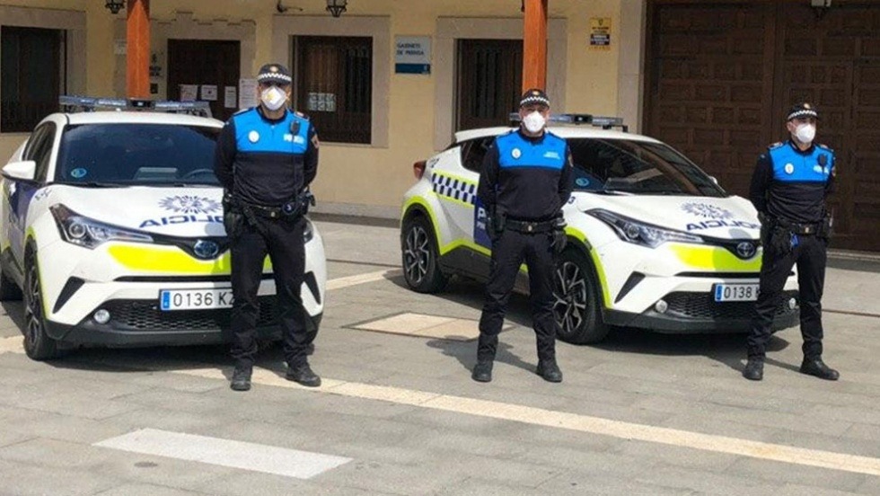 Agentes de la Policía Local de Pinto.