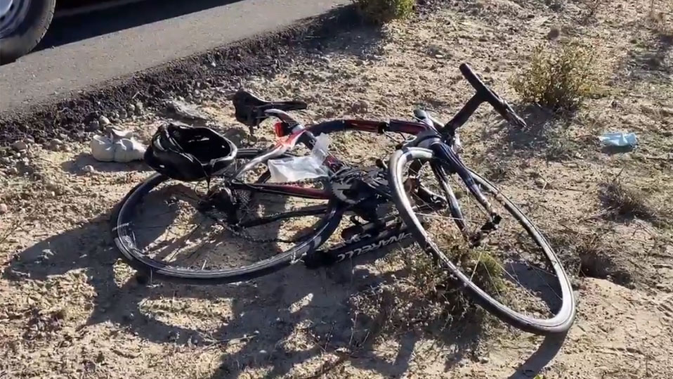 La bicicleta del ciclista fallecido. | Imagen: SUMMA 112.