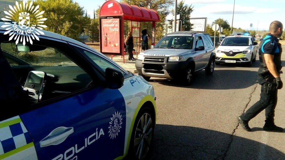 Control de la Policía Local de Pinto.