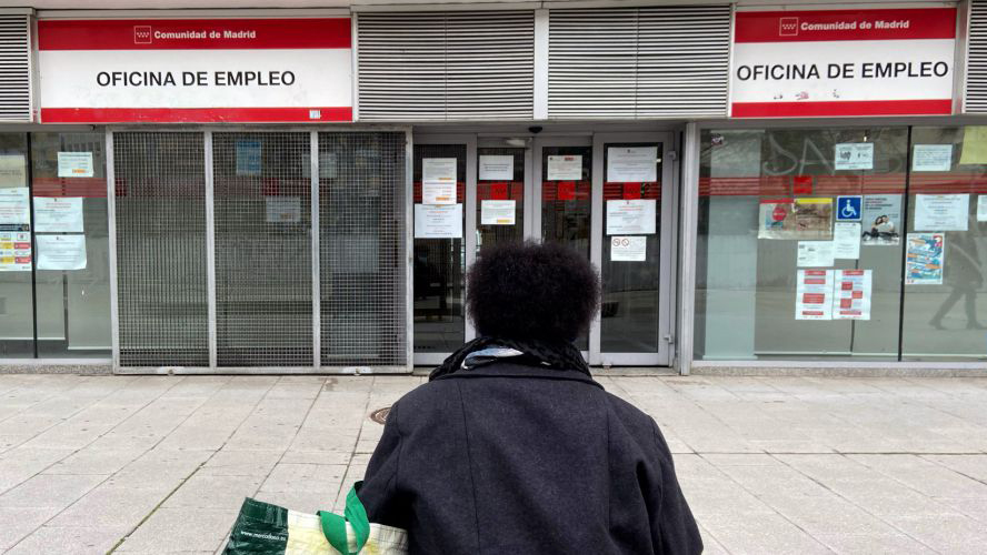 Oficina de empleo de la Comunidad de Madrid.