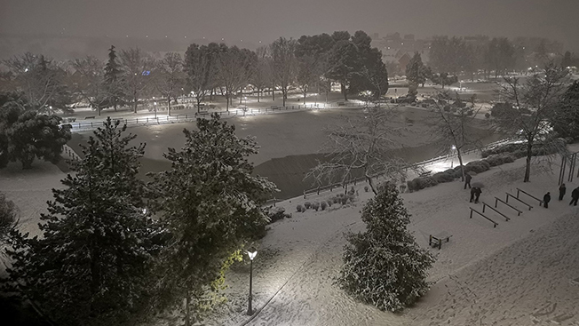 Im&aacute;genes de la nevada en Valdemoro el pasado enero. | Fotograf&iacute;a de Rafa D&aacute;vila.