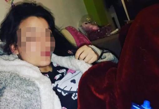Nieves, la madre de los niños. Foto de ABC.