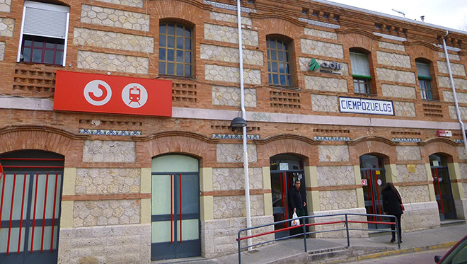 Estación de Cercanías de Ciempozuelos.