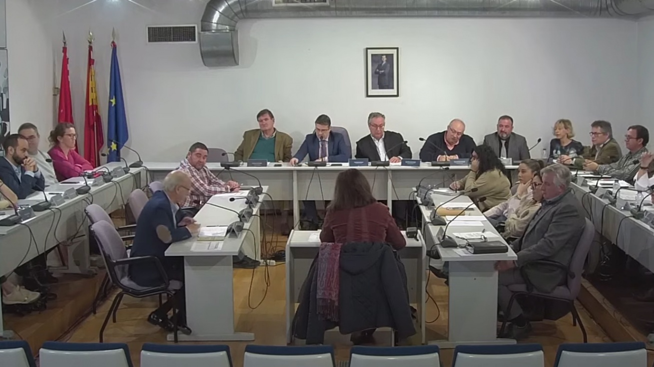 Pleno de esta mañana en Valdemoro.