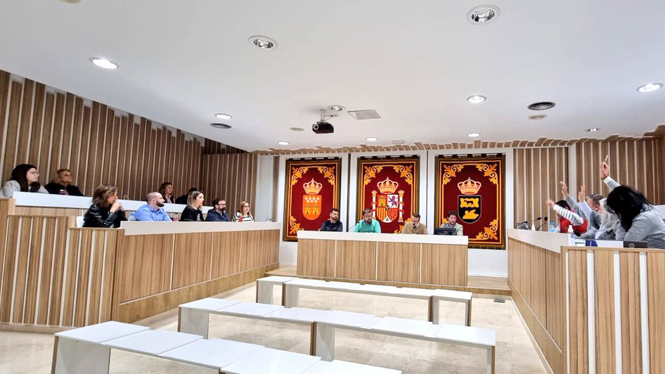 Pleno extraordinario celebrado ayer en San Martín de la Vega.