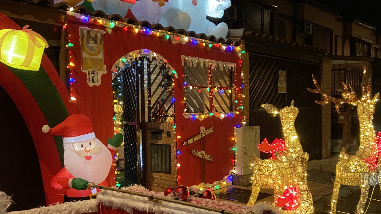 La casa de Papá Noel (calle Cartuja, 7) de Marisol y Daniel.