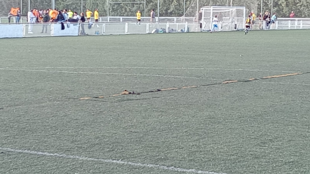 El campo de fútbol de ronda del Prado | Fotografía proporcionada por el padre del jugador El campo de fútbol de ronda del Prado | Fotografía proporcionada por el padre del jugador
