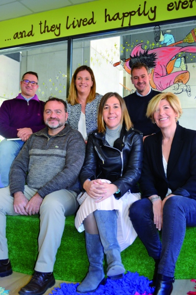 Parte del equipo docente del Colegio Mirasur.