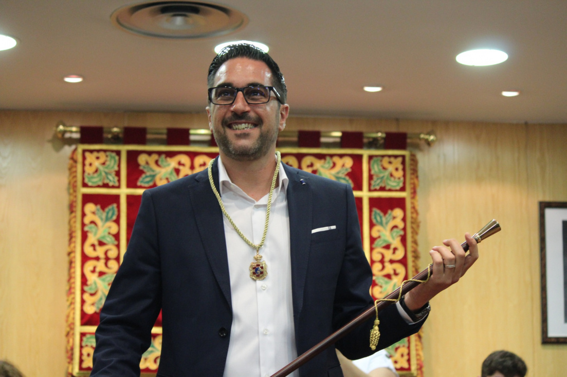 Diego Ortiz fue investido alcalde el 15 de junio tras la victoria del PSOE en las elecciones del 26-M.