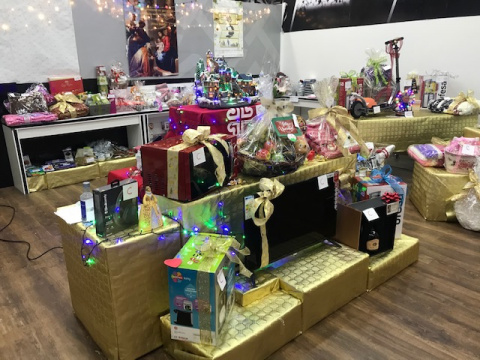 Tómbola de Cáritas.