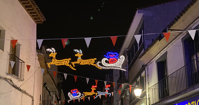 Luces de Navidad en Ciempozuelos.