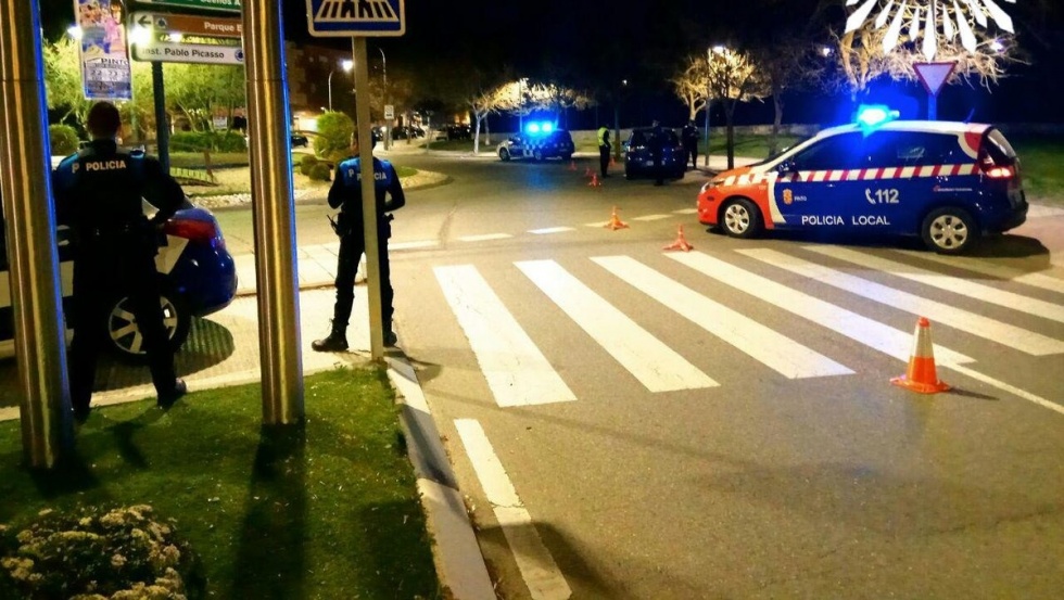 Control policial en Pinto | Img: Polic&iacute;a Local de Pinto.