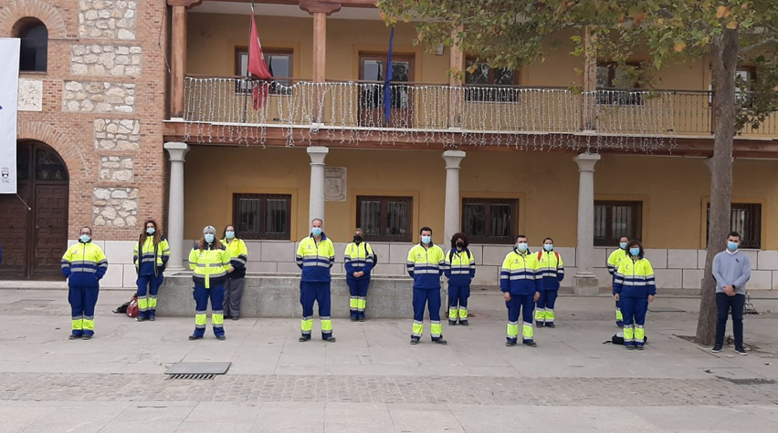 Vecinos de San Martín de la Vega del programa de cualificación profesional.