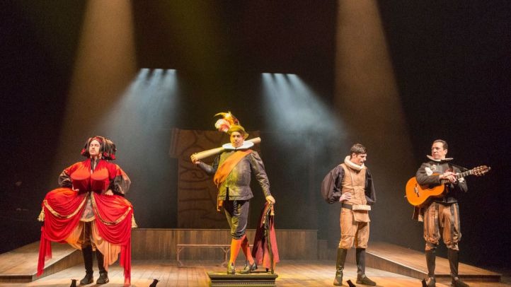 Parte del elenco de ‘Andanzas y entremeses de Juan Rana’.