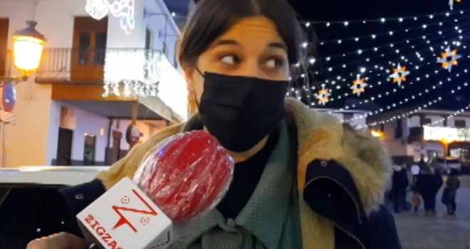 Una de las vecinas preguntadas por ZIGZAG acerca de la iluminaci&oacute;n.