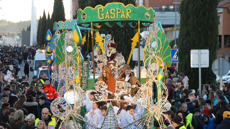 Carroza de Gaspar en la cabalgata de 2020 | Ayuntamiento de Valdemoro