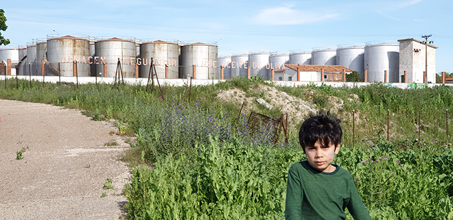 Los bidones de Pinto. Fotograf&iacute;a de Jos&eacute; Juan L&oacute;pez Cuchillo.