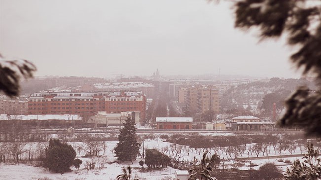Borrasca Filomena en Valdemoro| Fotografía de Álvaro Ortiz