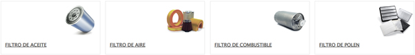 Ilustración de filtros con recambioscoches.es