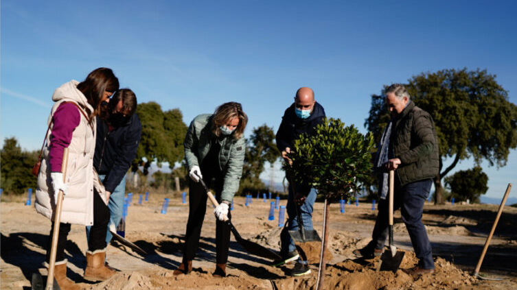 La consejera de Medio Ambiente en el área El Calverón, en San Sebastián de los Reyes|Comunidad de Madrid