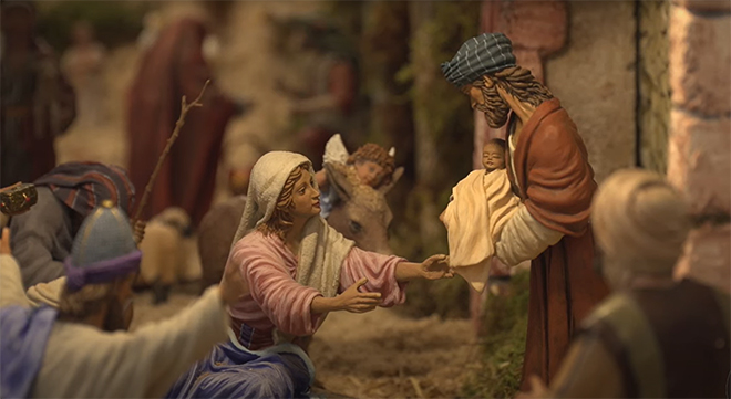 Nacimiento del belén de la parroquia San Francisco Javier de Pinto. | Foto: José Manuel Gómez.