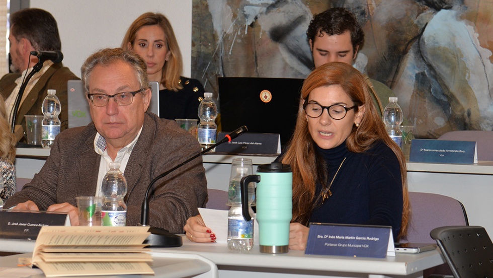 Última intervención de Inés Martín en un pleno en Valdemoro.