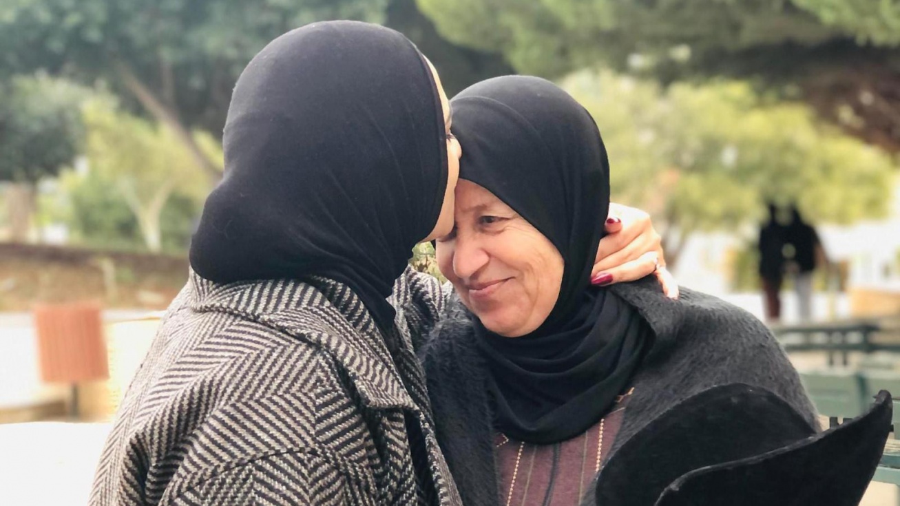 Hanan Abu Salami, la tía de Mariam.
