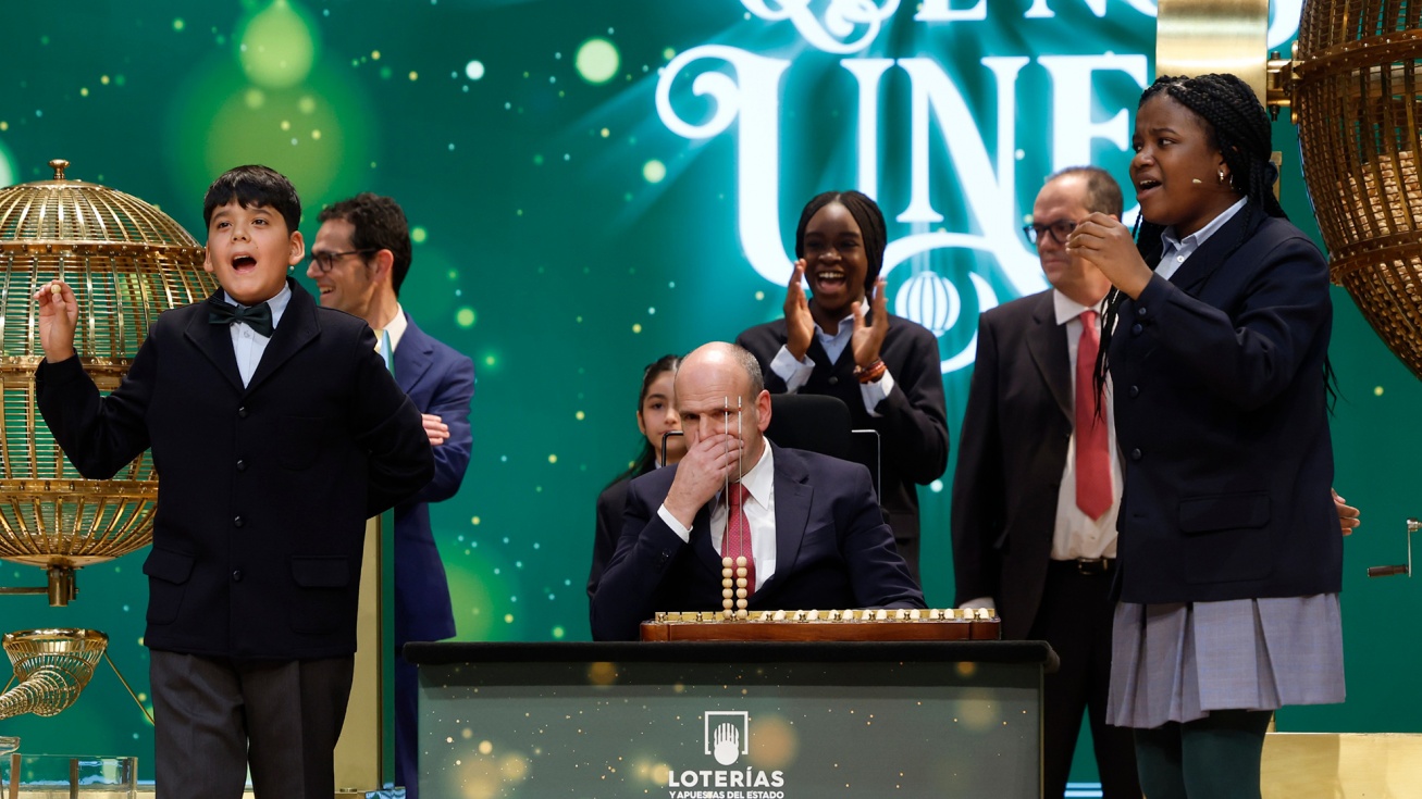 Yessíca y Francisco, los niños que dieron el Gordo el año pasado.