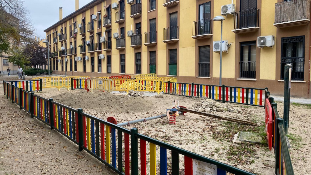 El parque de Pinto donde se han hallado los posibles restos arqueológicos.