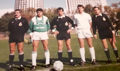 Juan Ruíz Rioja a su derecha Escribano