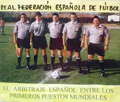 De derecha a izquierda: Arsenio Fidalgo, Pablo Megía, Egido Rozas, Corrales y Silva Valencia