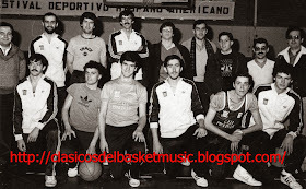 Festival hispanoamericano, base área de Torrejón de Ardoz, con Julio Taeño que jugó lesionado. 1982