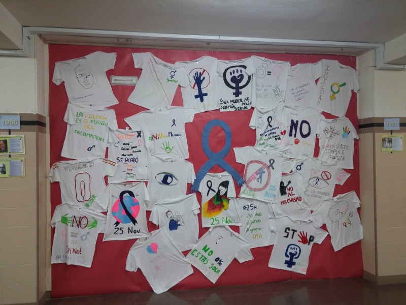 Camisetas del IES Juan Carlos I de Ciempozuelos.