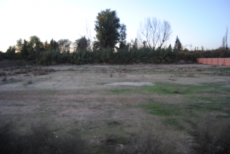 Emplazamiento para la construcción de un nuevo campo de fútbol en San Martín de la Vega.