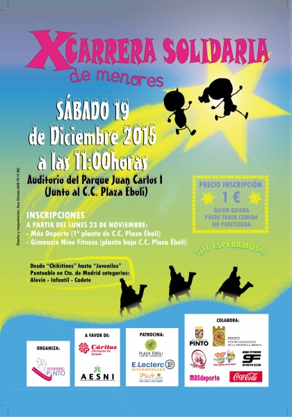 X Carrera solidaria de menores de Pinto