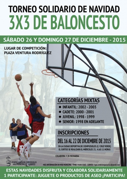 Torneo de Baloncesto 3X3 en Ciempozuelos.