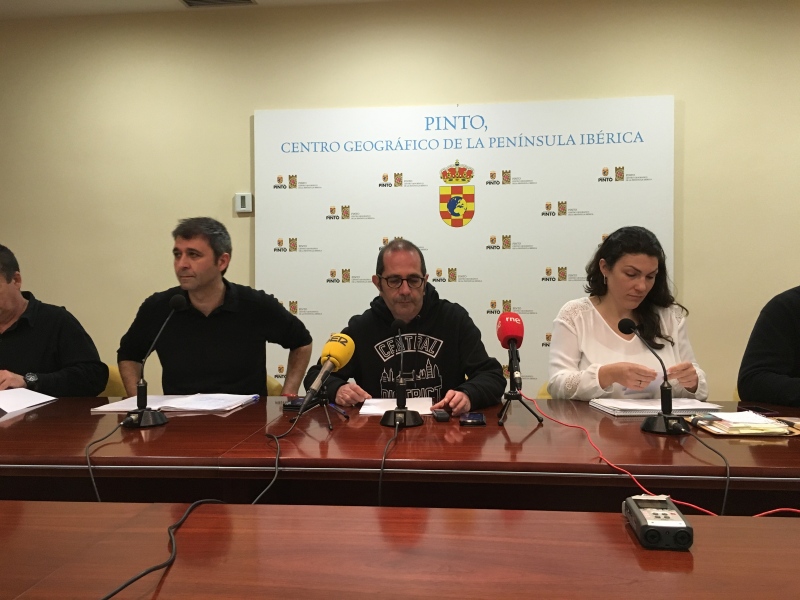 Rueda de prensa de Ganemos Pinto.
