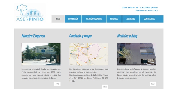 página web aserpinto