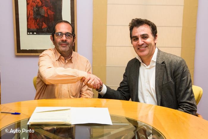 Firma convenio Ayuntamiento de Pinto.