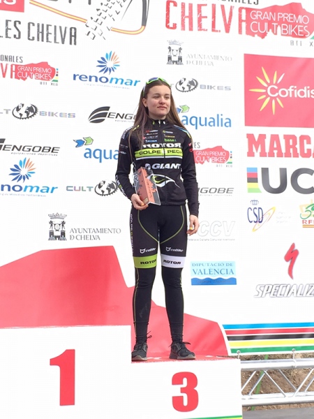 Carolina Arauz en el Open de España de Chelva.