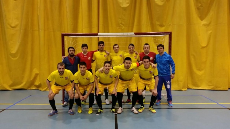 Equipo sénior del Futsal Pinto.