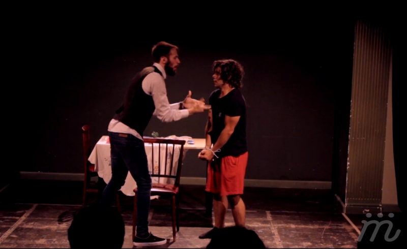 Representación de la obra de teatro 'El trato'.