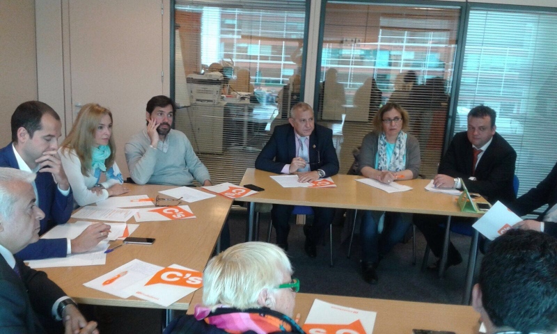 Reunión de Ciudadanos con representantes de la zona sur de Madrid.