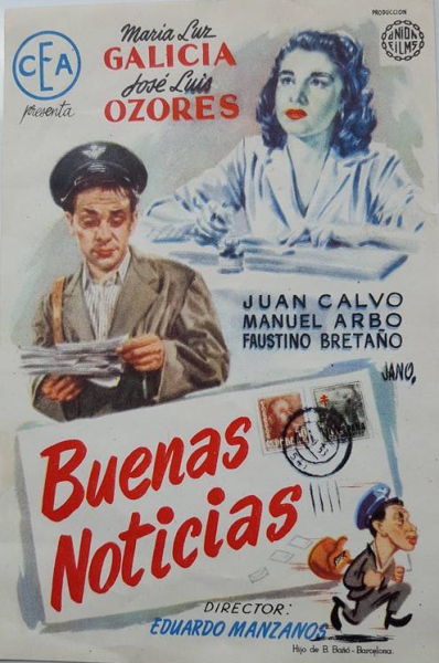 Buenas noticias pelicula pinto 1953