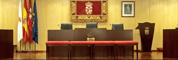 Salón de Plenos del Ayuntamiento de Pinto.